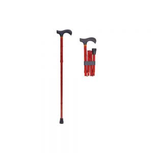 Μπαστούνι Αλουμινίου Σπαστό Καφέ